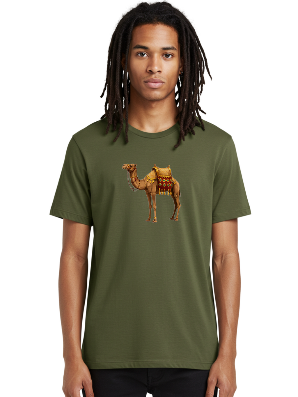 Camel-3 Men'S Graphic Tee, 100% Cotton, Comfortable Casual Summer Wear, Machine Washable, Vintage Camera, Old Camera, Antique Camera, Black Camera, Classic Photography, Photography Equipment, Nostalgic Device, Film Camera, Camera Art Bag241