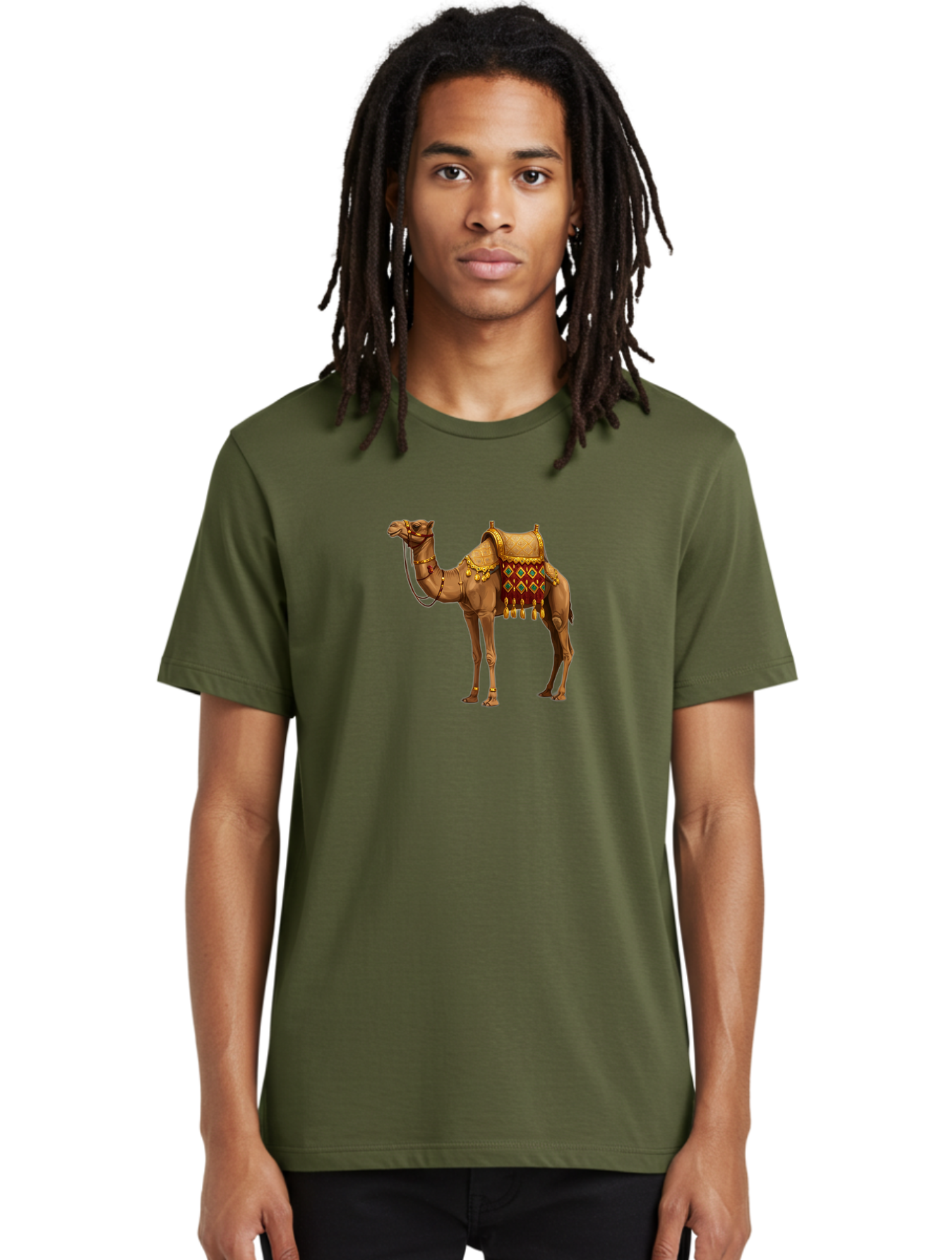Camel-3 Men'S Graphic Tee, 100% Cotton, Comfortable Casual Summer Wear, Machine Washable, Vintage Camera, Old Camera, Antique Camera, Black Camera, Classic Photography, Photography Equipment, Nostalgic Device, Film Camera, Camera Art Bag241