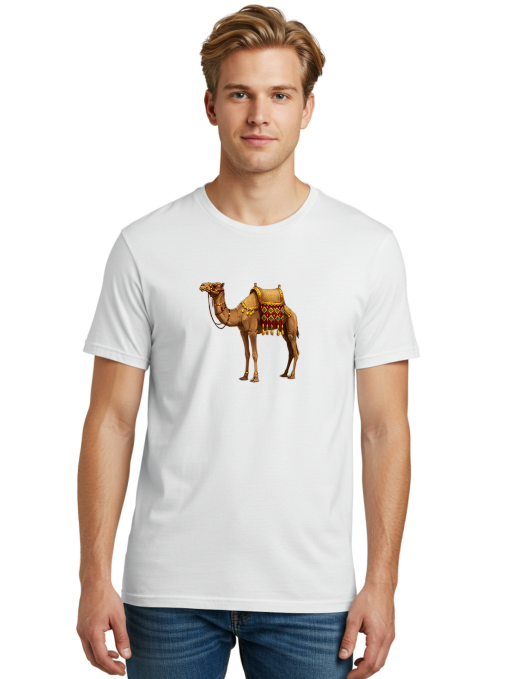 Camel-3 Men'S Graphic Tee, 100% Cotton, Comfortable Casual Summer Wear, Machine Washable, Vintage Camera, Old Camera, Antique Camera, Black Camera, Classic Photography, Photography Equipment, Nostalgic Device, Film Camera, Camera Art Bag241