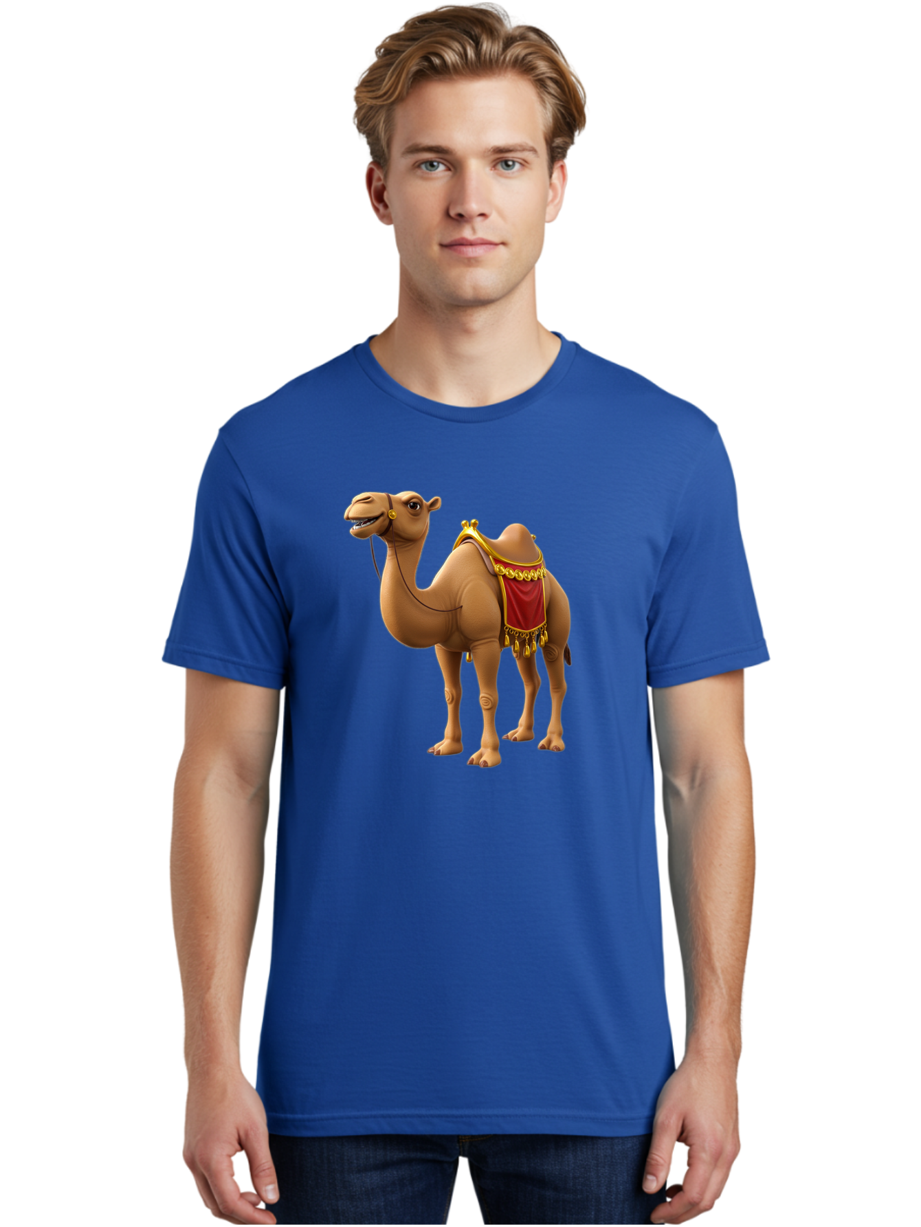 Camel-With-Red-Saddle Men'S Graphic Tee, 100% Cotton, Comfortable Casual Summer Wear, Machine Washable, Vintage Camera, Old Camera, Antique Camera, Black Camera, Classic Photography, Photography Equipment, Nostalgic Device, Film Camera, Bag242