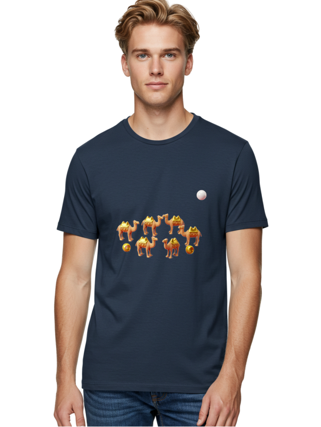 Camels-And-Treasure Men'S Graphic Tee, 100% Cotton, Comfortable Casual Summer Wear, Machine Washable, Vintage Camera, Old Camera, Antique Camera, Black Camera, Classic Photography, Photography Equipment, Nostalgic Device, Film Camera, Bag244