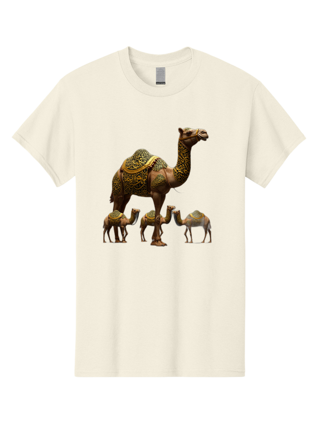 Camels-With-Arabic-Calligraphy Men'S Graphic Tee, 100% Cotton, Comfortable Casual Summer Wear, Machine Washable, Vintage Camera, Old Camera, Antique Camera, Black Camera, Classic Photography, Photography Equipment, Nostalgic Device, Bag245