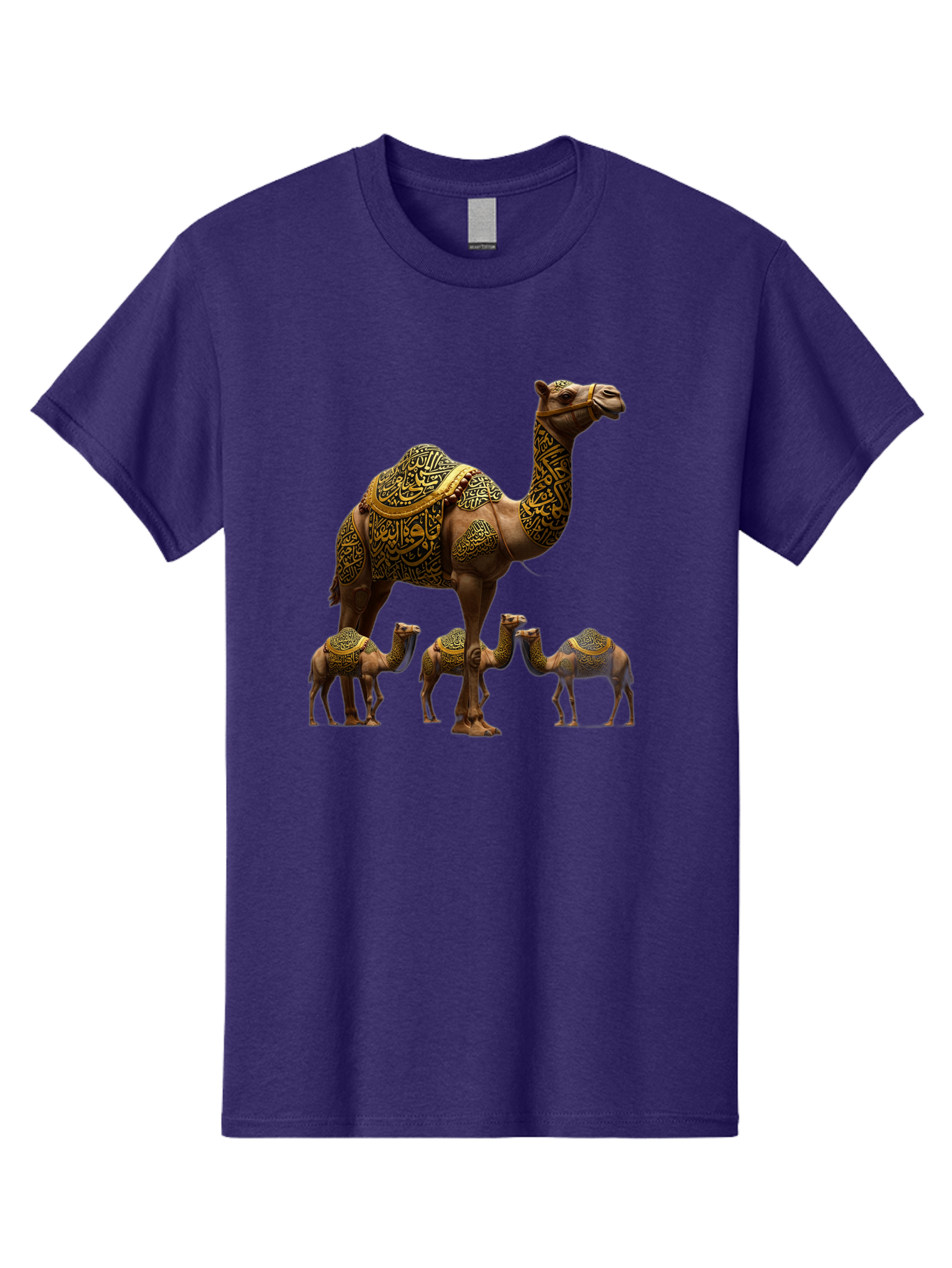 Camels-With-Arabic-Calligraphy Men'S Graphic Tee, 100% Cotton, Comfortable Casual Summer Wear, Machine Washable, Vintage Camera, Old Camera, Antique Camera, Black Camera, Classic Photography, Photography Equipment, Nostalgic Device, Bag245