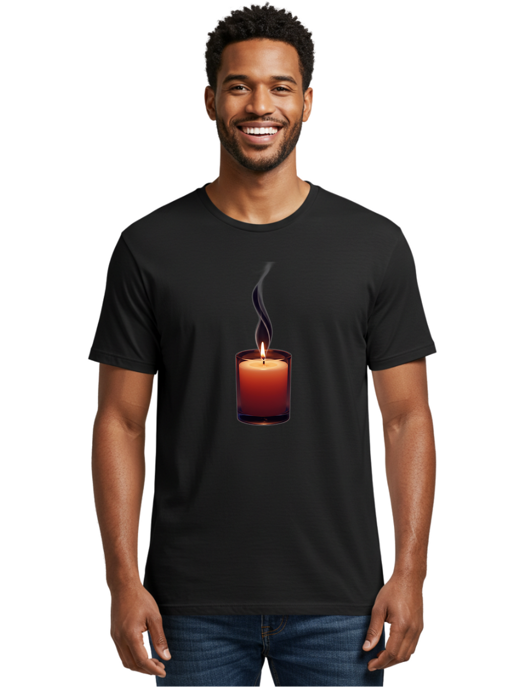 Candle-Flame Men'S Graphic Tee, 100% Cotton, Comfortable Casual Summer Wear, Machine Washable, Vintage Camera, Old Camera, Antique Camera, Black Camera, Classic Photography, Photography Equipment, Nostalgic Device, Film Camera, Camera Art Bag247