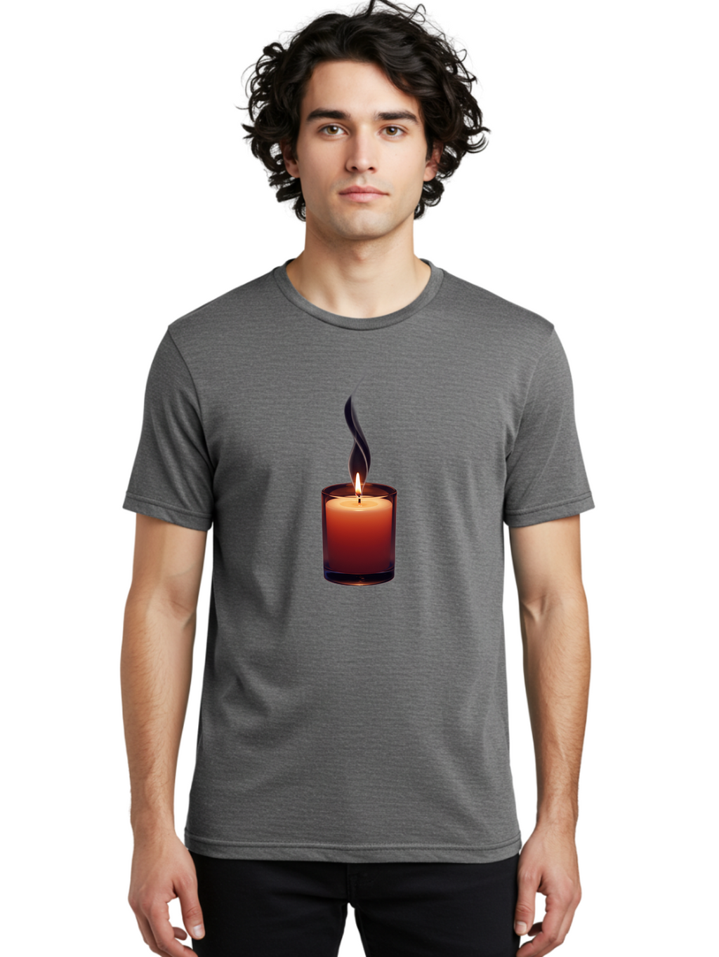 Candle-Flame Men'S Graphic Tee, 100% Cotton, Comfortable Casual Summer Wear, Machine Washable, Vintage Camera, Old Camera, Antique Camera, Black Camera, Classic Photography, Photography Equipment, Nostalgic Device, Film Camera, Camera Art Bag247
