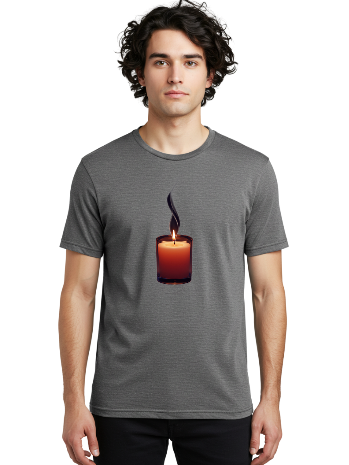 Candle-Flame Men'S Graphic Tee, 100% Cotton, Comfortable Casual Summer Wear, Machine Washable, Vintage Camera, Old Camera, Antique Camera, Black Camera, Classic Photography, Photography Equipment, Nostalgic Device, Film Camera, Camera Art Bag247