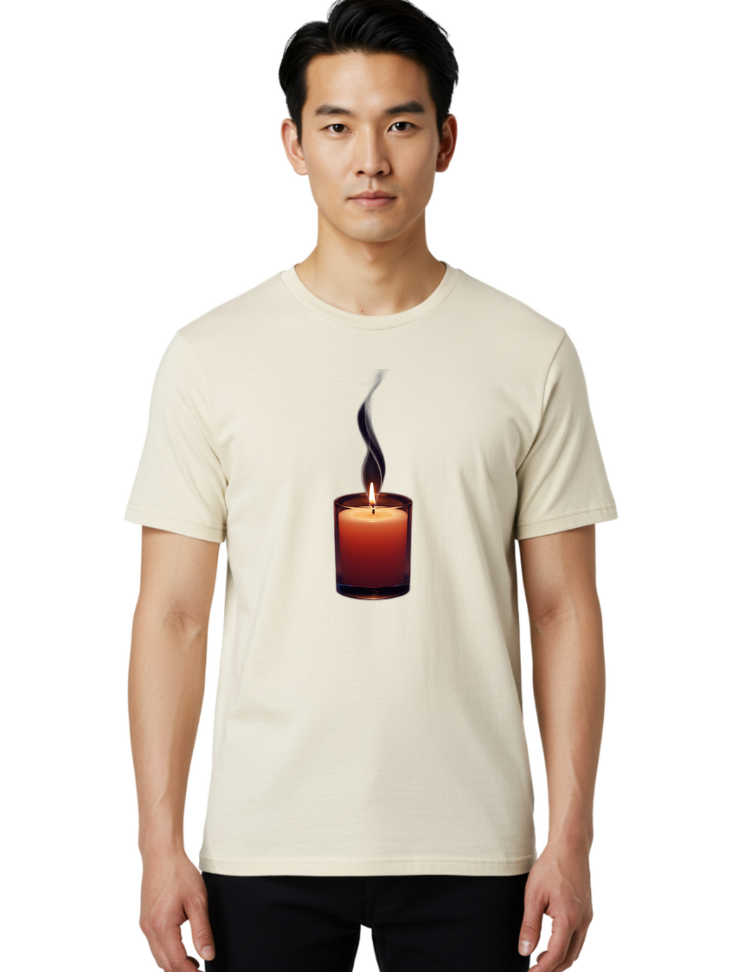 Candle-Flame Men'S Graphic Tee, 100% Cotton, Comfortable Casual Summer Wear, Machine Washable, Vintage Camera, Old Camera, Antique Camera, Black Camera, Classic Photography, Photography Equipment, Nostalgic Device, Film Camera, Camera Art Bag247