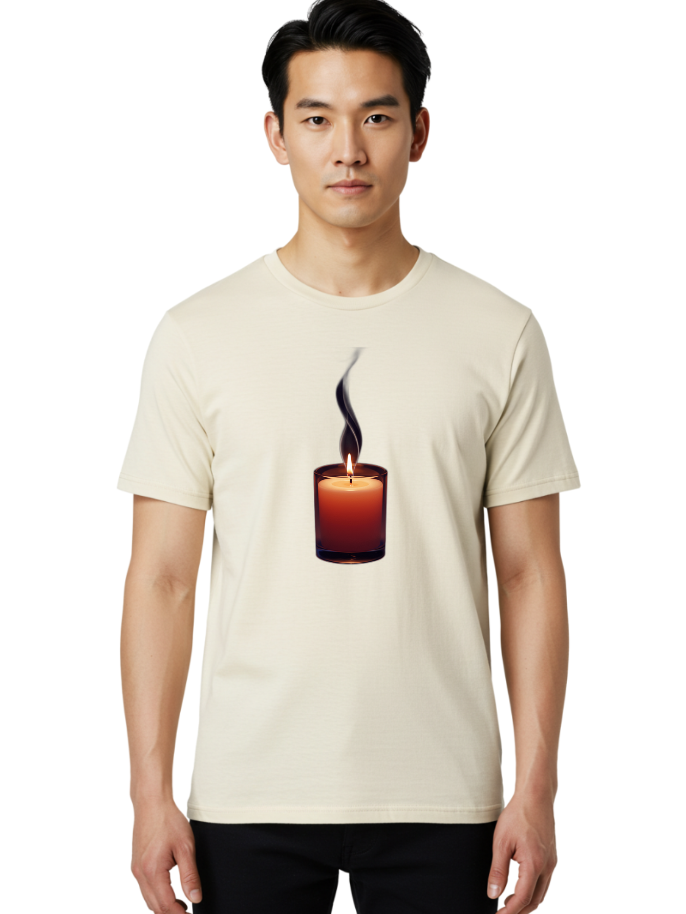 Candle-Flame Men'S Graphic Tee, 100% Cotton, Comfortable Casual Summer Wear, Machine Washable, Vintage Camera, Old Camera, Antique Camera, Black Camera, Classic Photography, Photography Equipment, Nostalgic Device, Film Camera, Camera Art Bag247