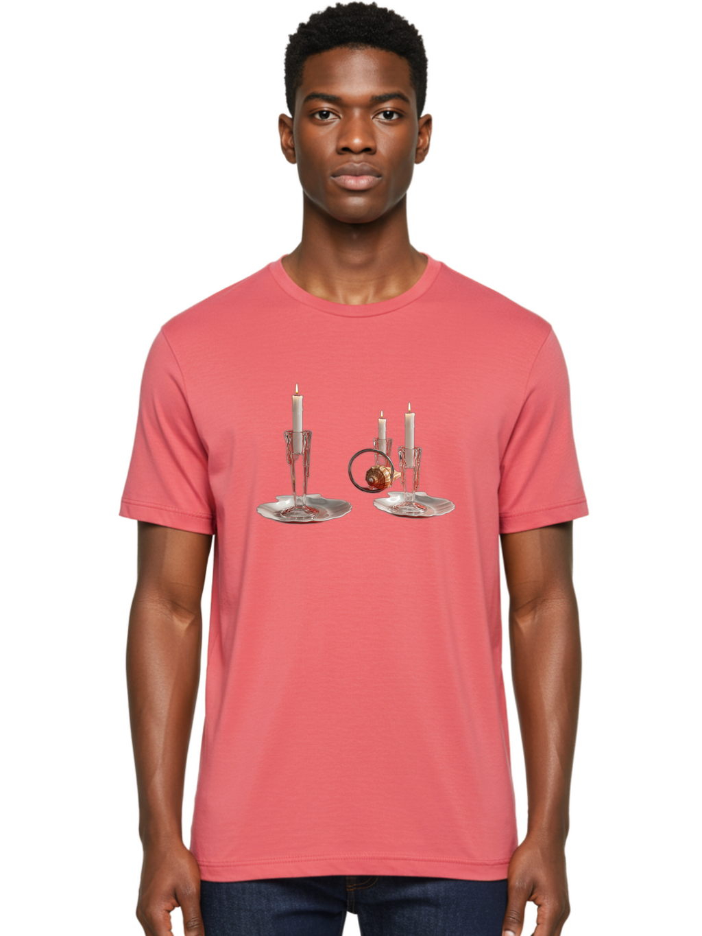Candle-Holder-1 Men'S Graphic Tee, 100% Cotton, Comfortable Casual Summer Wear, Machine Washable, Vintage Camera, Old Camera, Antique Camera, Black Camera, Classic Photography, Photography Equipment, Nostalgic Device, Film Camera, Camera Art Bag248