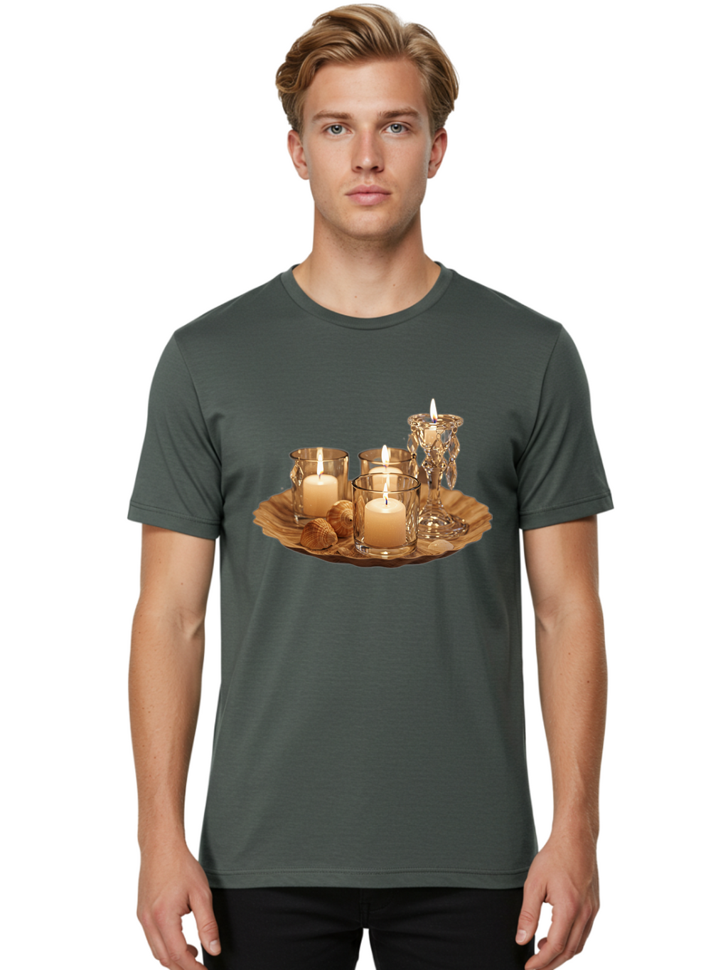 Candle-Holder-Tray Men'S Graphic Tee, 100% Cotton, Comfortable Casual Summer Wear, Machine Washable, Vintage Camera, Old Camera, Antique Camera, Black Camera, Classic Photography, Photography Equipment, Nostalgic Device, Film Camera, Bag249