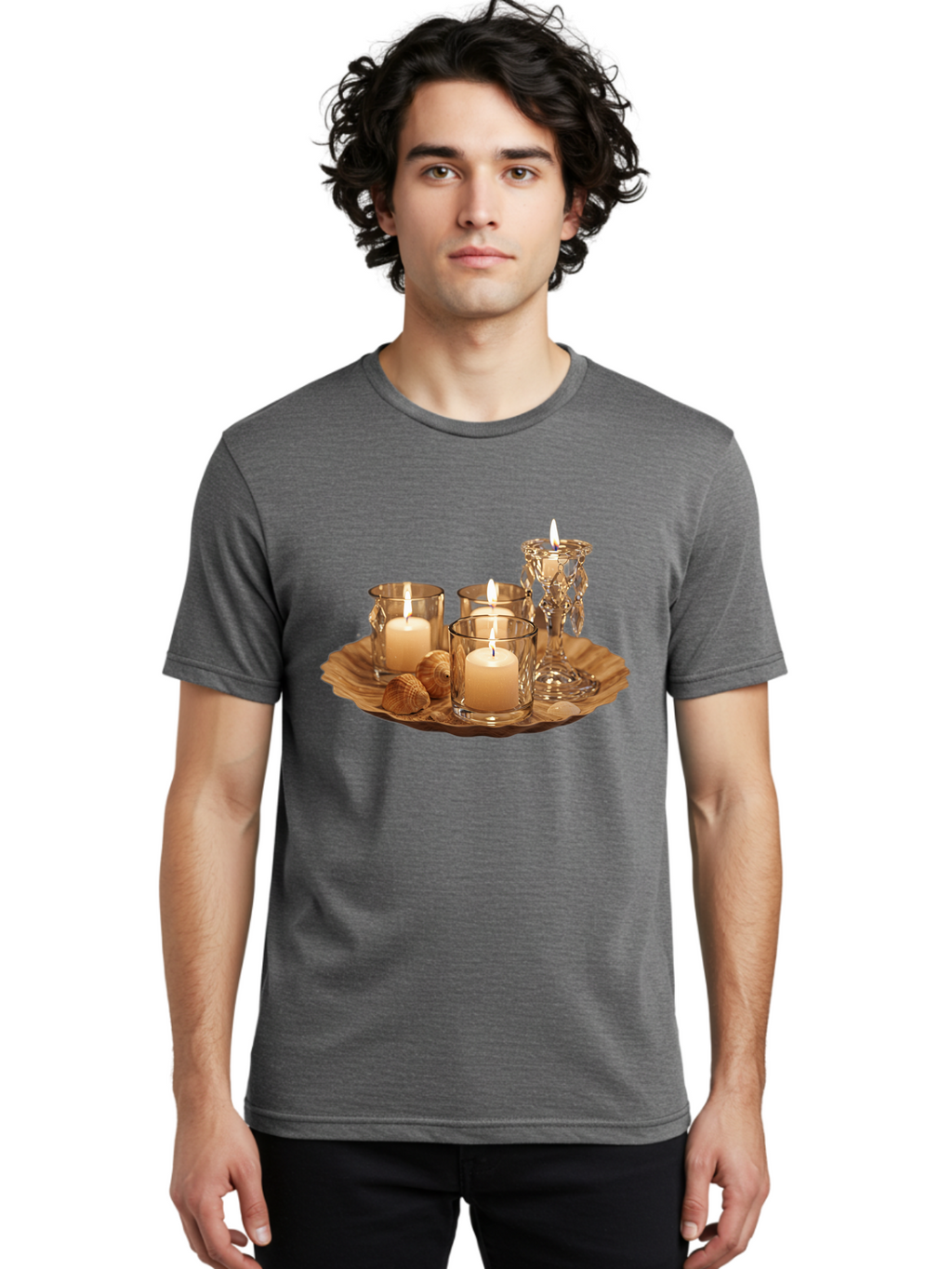 Candle-Holder-Tray Men'S Graphic Tee, 100% Cotton, Comfortable Casual Summer Wear, Machine Washable, Vintage Camera, Old Camera, Antique Camera, Black Camera, Classic Photography, Photography Equipment, Nostalgic Device, Film Camera, Bag249