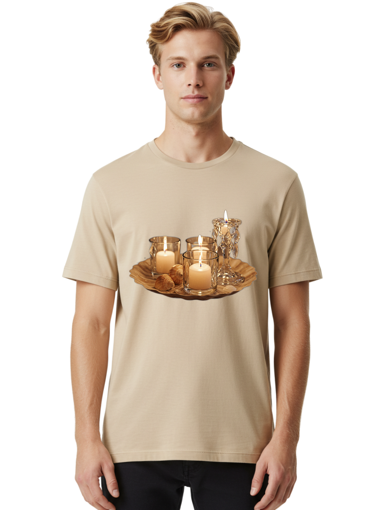 Candle-Holder-Tray Men'S Graphic Tee, 100% Cotton, Comfortable Casual Summer Wear, Machine Washable, Vintage Camera, Old Camera, Antique Camera, Black Camera, Classic Photography, Photography Equipment, Nostalgic Device, Film Camera, Bag249