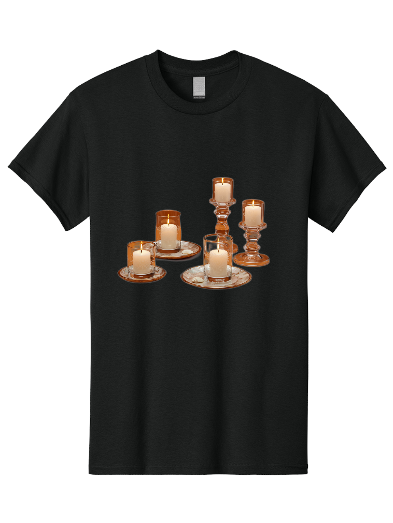 Candle-Holders-1 Men'S Graphic Tee, 100% Cotton, Comfortable Casual Summer Wear, Machine Washable, Vintage Camera, Old Camera, Antique Camera, Black Camera, Classic Photography, Photography Equipment, Nostalgic Device, Film Camera, Camera Art Bag251