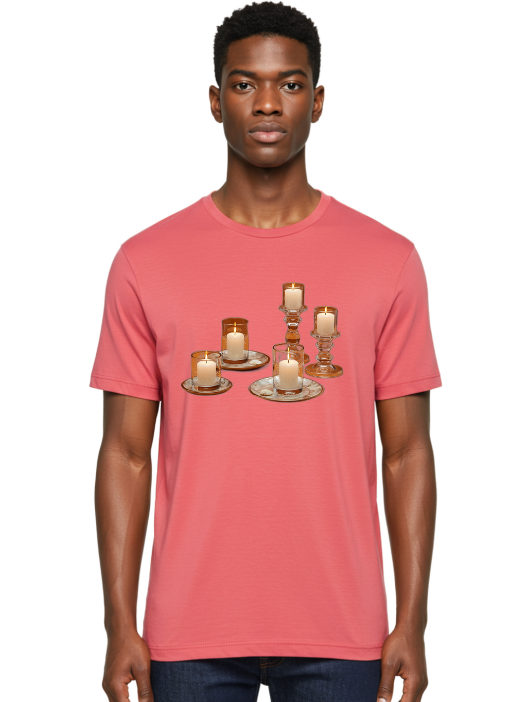 Candle-Holders-1 Men'S Graphic Tee, 100% Cotton, Comfortable Casual Summer Wear, Machine Washable, Vintage Camera, Old Camera, Antique Camera, Black Camera, Classic Photography, Photography Equipment, Nostalgic Device, Film Camera, Camera Art Bag251
