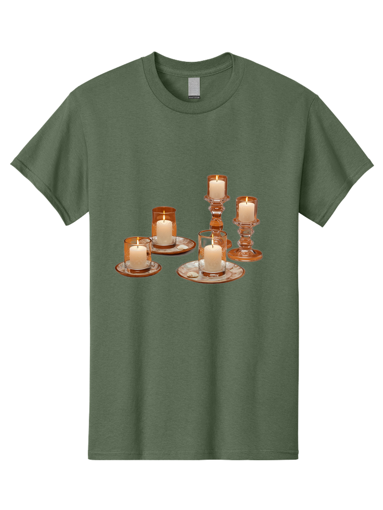 Candle-Holders-1 Men'S Graphic Tee, 100% Cotton, Comfortable Casual Summer Wear, Machine Washable, Vintage Camera, Old Camera, Antique Camera, Black Camera, Classic Photography, Photography Equipment, Nostalgic Device, Film Camera, Camera Art Bag251