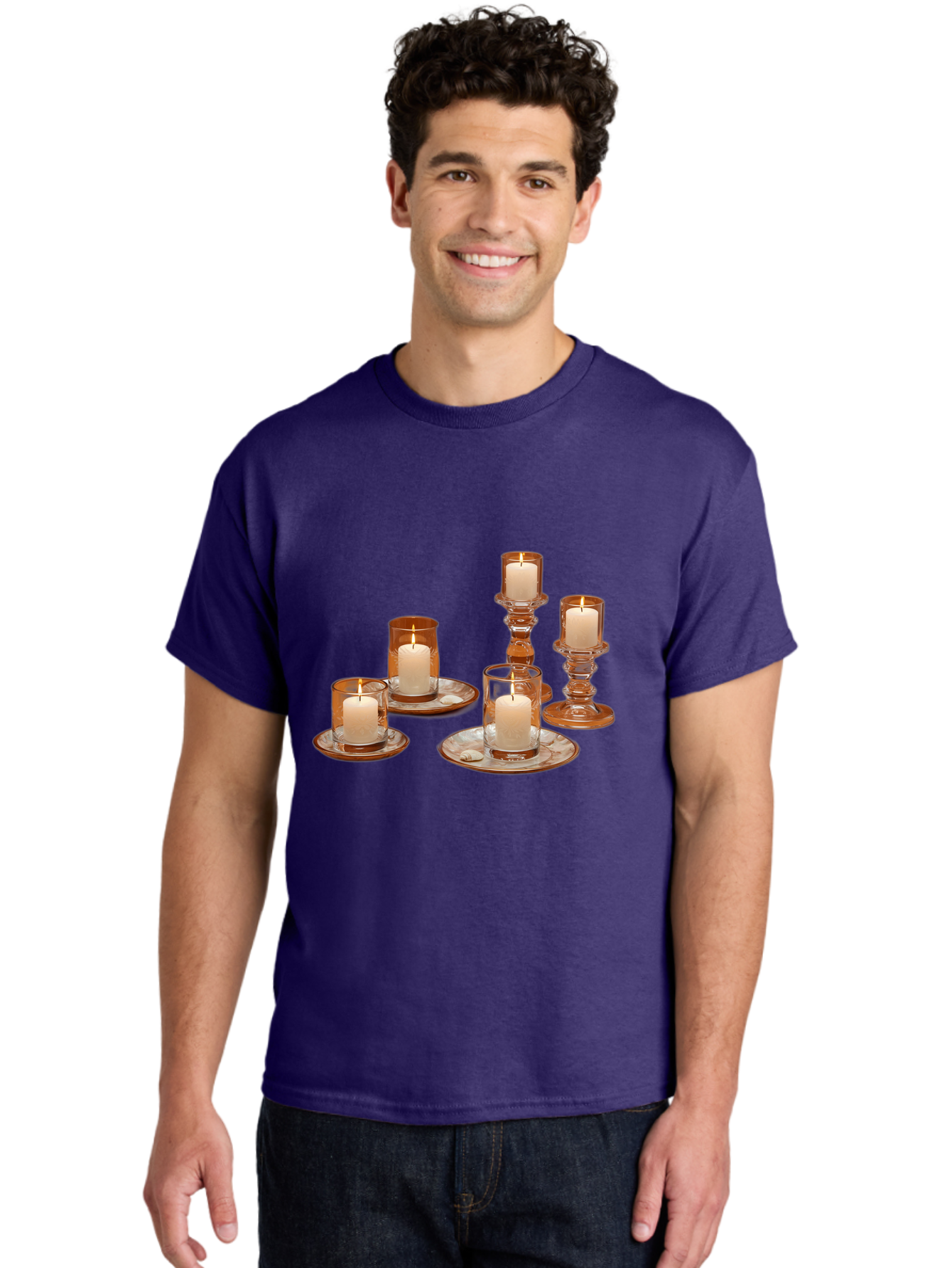 Candle-Holders-1 Men'S Graphic Tee, 100% Cotton, Comfortable Casual Summer Wear, Machine Washable, Vintage Camera, Old Camera, Antique Camera, Black Camera, Classic Photography, Photography Equipment, Nostalgic Device, Film Camera, Camera Art Bag251