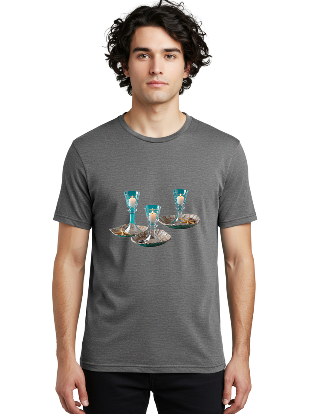 Candle-Holders-And-Shells Men'S Graphic Tee, 100% Cotton, Comfortable Casual Summer Wear, Machine Washable, Vintage Camera, Old Camera, Antique Camera, Black Camera, Classic Photography, Photography Equipment, Nostalgic Device, Film Camera, Bag252