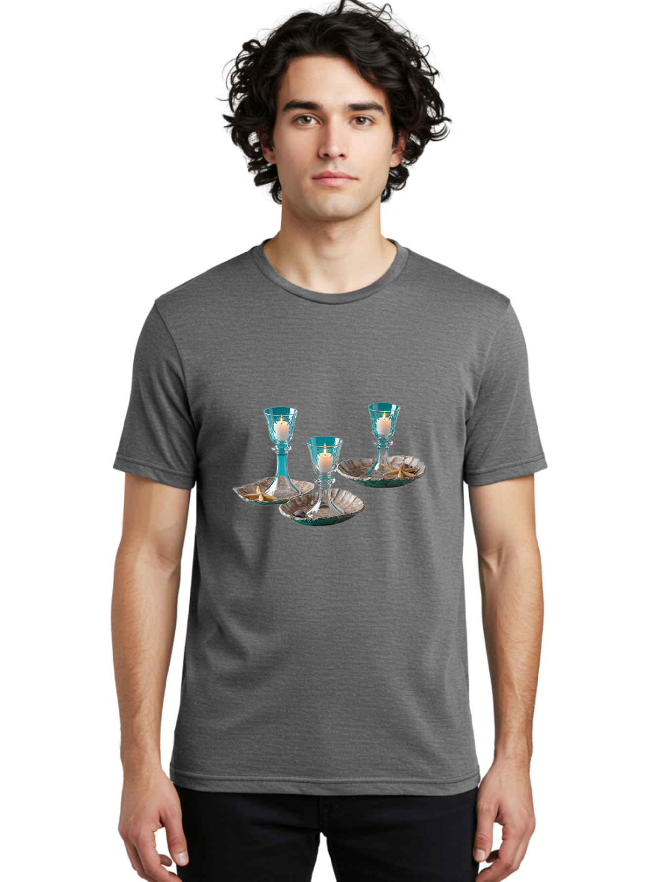 Candle-Holders-And-Shells Men'S Graphic Tee, 100% Cotton, Comfortable Casual Summer Wear, Machine Washable, Vintage Camera, Old Camera, Antique Camera, Black Camera, Classic Photography, Photography Equipment, Nostalgic Device, Film Camera, Bag252