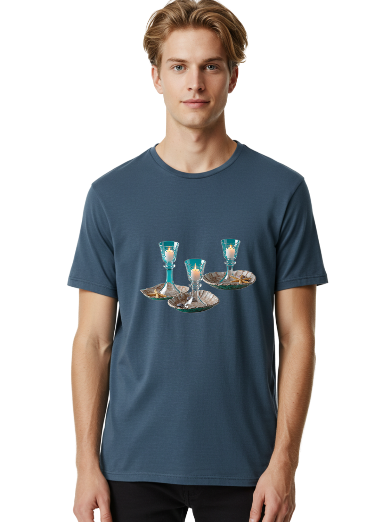 Candle-Holders-And-Shells Men'S Graphic Tee, 100% Cotton, Comfortable Casual Summer Wear, Machine Washable, Vintage Camera, Old Camera, Antique Camera, Black Camera, Classic Photography, Photography Equipment, Nostalgic Device, Film Camera, Bag252
