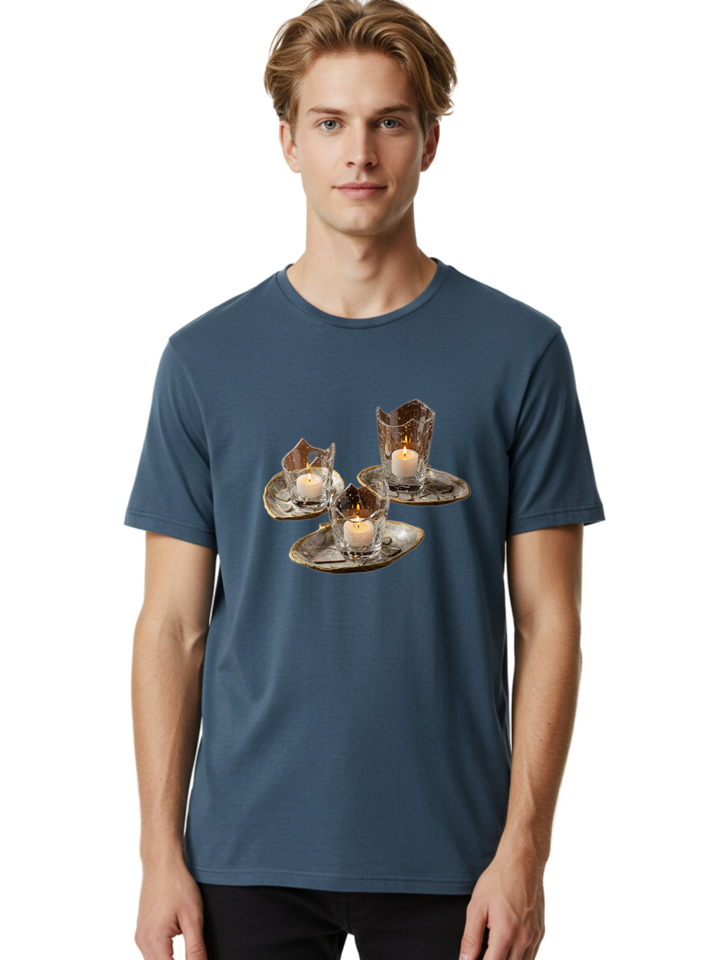 Candle-Holders-With-Tea-Lights Men'S Graphic Tee, 100% Cotton, Comfortable Casual Summer Wear, Machine Washable, Vintage Camera, Old Camera, Antique Camera, Black Camera, Classic Photography, Photography Equipment, Nostalgic Device, Bag253