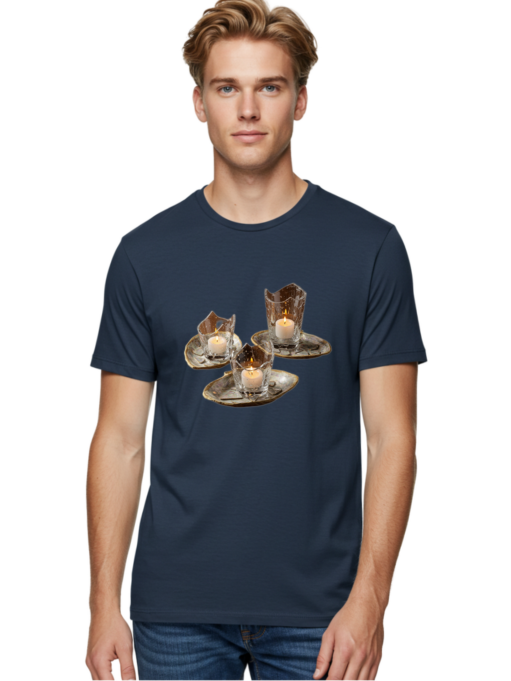 Candle-Holders-With-Tea-Lights Men'S Graphic Tee, 100% Cotton, Comfortable Casual Summer Wear, Machine Washable, Vintage Camera, Old Camera, Antique Camera, Black Camera, Classic Photography, Photography Equipment, Nostalgic Device, Bag253
