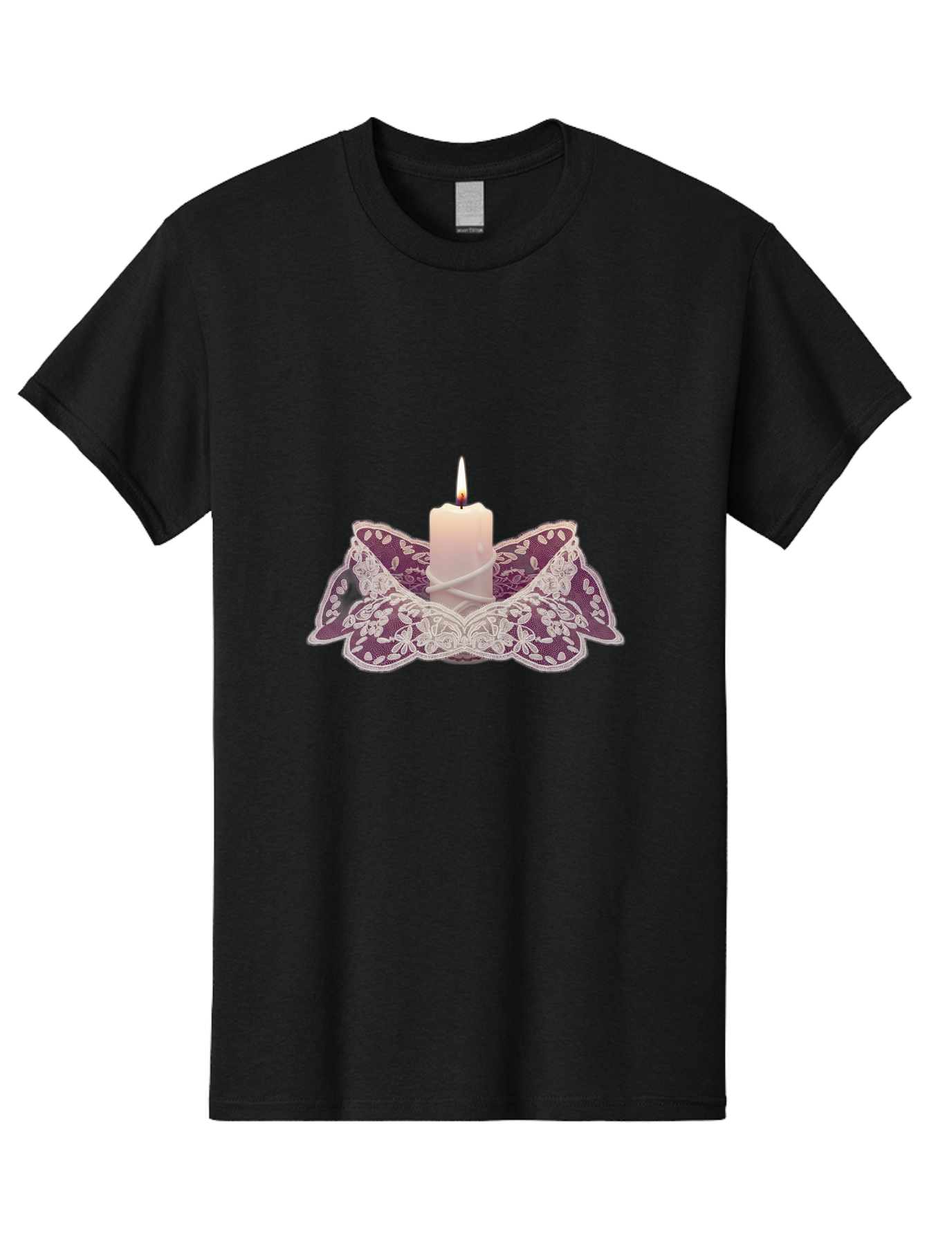 Candle-In-Lace-Holder Men'S Graphic Tee, 100% Cotton, Comfortable Casual Summer Wear, Machine Washable, Vintage Camera, Old Camera, Antique Camera, Black Camera, Classic Photography, Photography Equipment, Nostalgic Device, Film Camera, Bag255