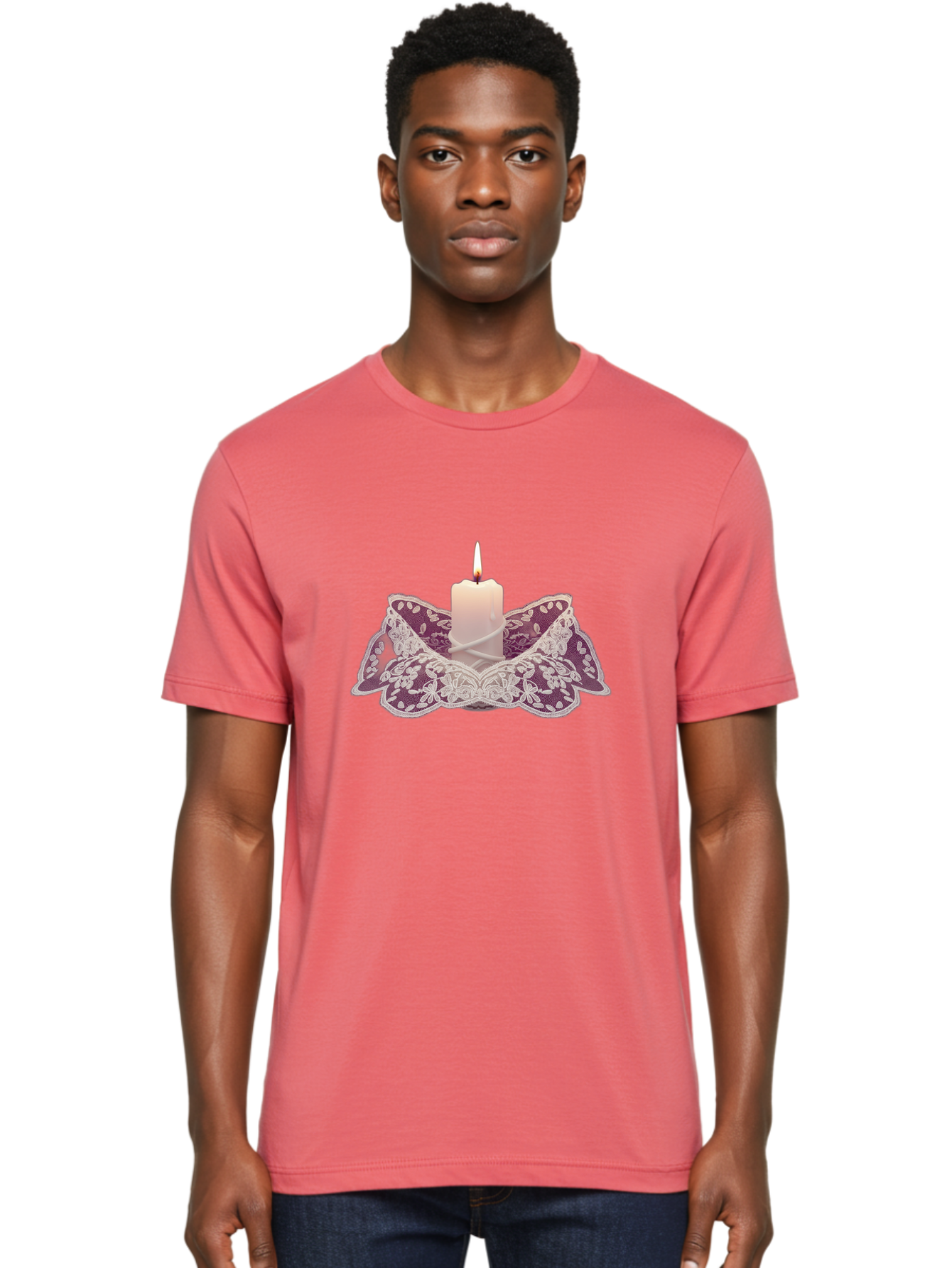 Candle-In-Lace-Holder Men'S Graphic Tee, 100% Cotton, Comfortable Casual Summer Wear, Machine Washable, Vintage Camera, Old Camera, Antique Camera, Black Camera, Classic Photography, Photography Equipment, Nostalgic Device, Film Camera, Bag255