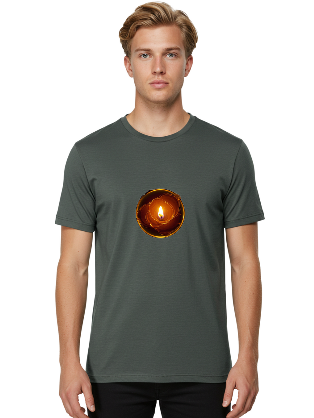 Candle Men'S Graphic Tee, 100% Cotton, Comfortable Casual Summer Wear, Machine Washable, Vintage Camera, Old Camera, Antique Camera, Black Camera, Classic Photography, Photography Equipment, Nostalgic Device, Film Camera, Camera Art Bag256