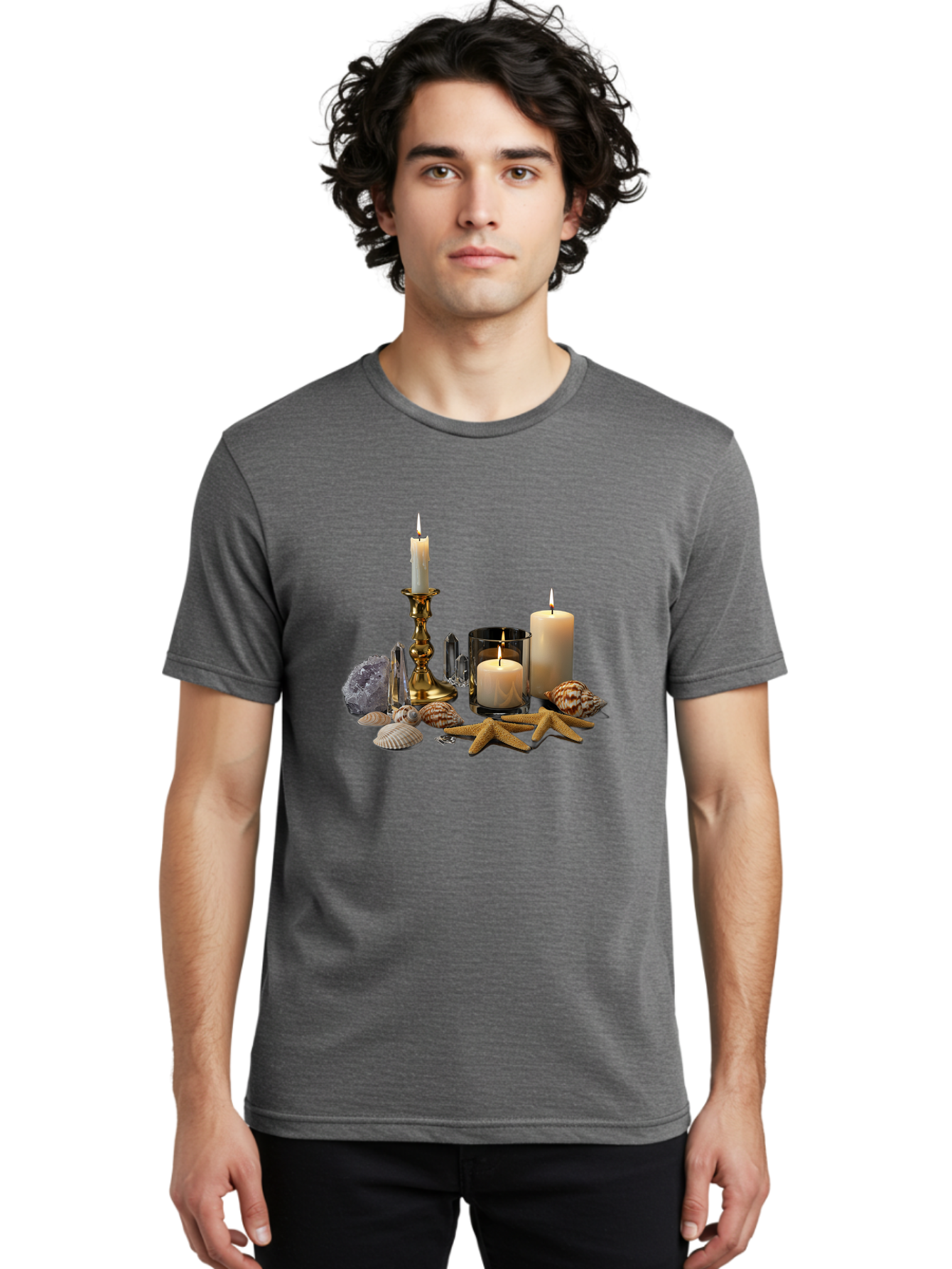 Candles-And-Seashells Men'S Graphic Tee, 100% Cotton, Comfortable Casual Summer Wear, Machine Washable, Vintage Camera, Old Camera, Antique Camera, Black Camera, Classic Photography, Photography Equipment, Nostalgic Device, Film Camera, Bag258