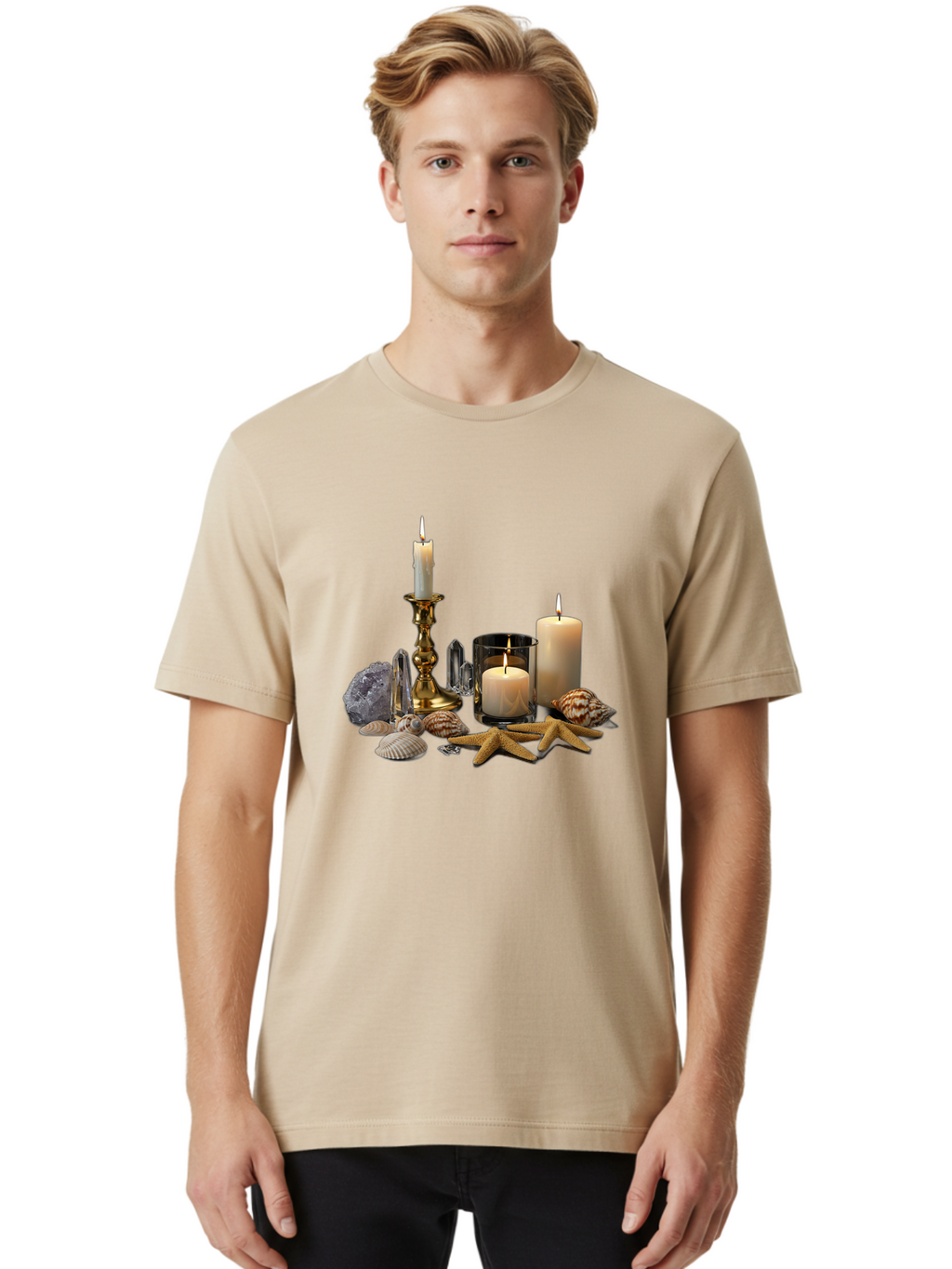 Candles-And-Seashells Men'S Graphic Tee, 100% Cotton, Comfortable Casual Summer Wear, Machine Washable, Vintage Camera, Old Camera, Antique Camera, Black Camera, Classic Photography, Photography Equipment, Nostalgic Device, Film Camera, Bag258