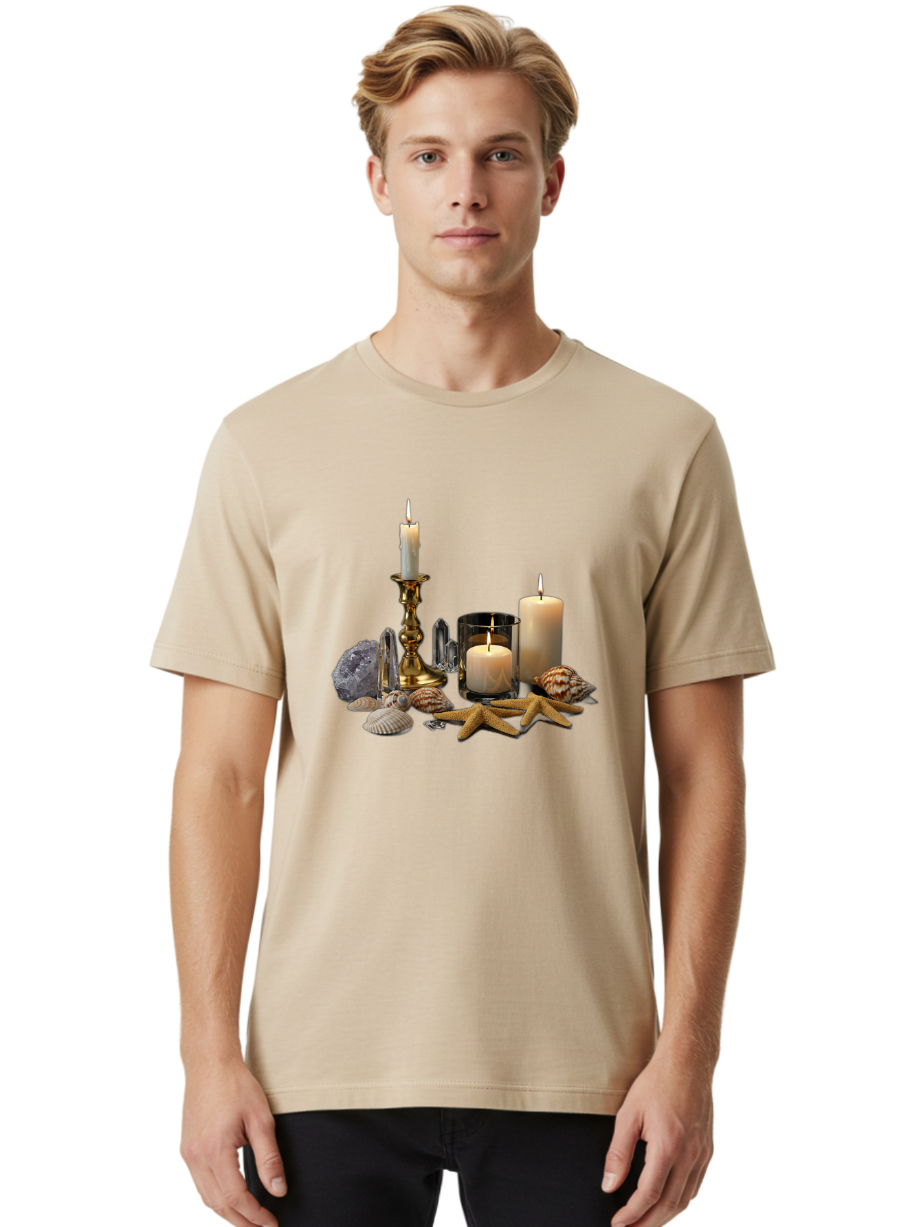 Candles-And-Seashells Men'S Graphic Tee, 100% Cotton, Comfortable Casual Summer Wear, Machine Washable, Vintage Camera, Old Camera, Antique Camera, Black Camera, Classic Photography, Photography Equipment, Nostalgic Device, Film Camera, Bag258