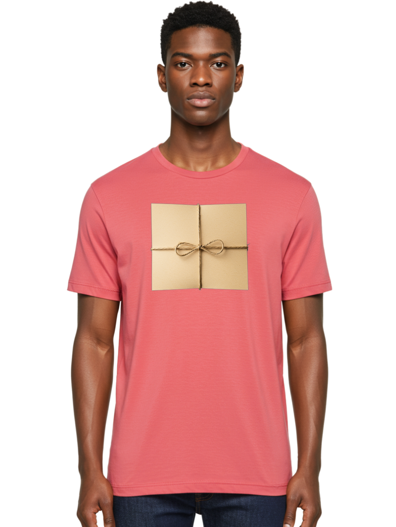 Card-With-Twine Men'S Graphic Tee, 100% Cotton, Comfortable Casual Summer Wear, Machine Washable, Vintage Camera, Old Camera, Antique Camera, Black Camera, Classic Photography, Photography Equipment, Nostalgic Device, Film Camera, Camera Art Bag259