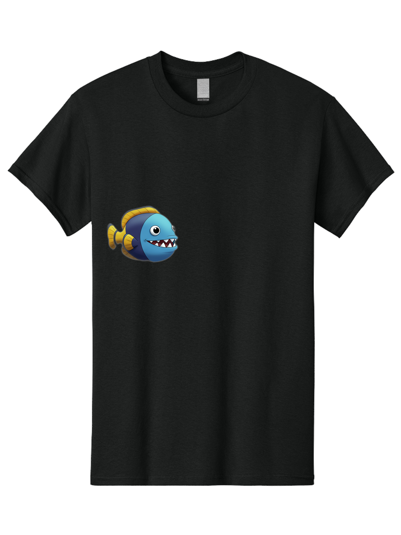 Cartoon-Fish-1 Men'S Graphic Tee, 100% Cotton, Comfortable Casual Summer Wear, Machine Washable, Vintage Camera, Old Camera, Antique Camera, Black Camera, Classic Photography, Photography Equipment, Nostalgic Device, Film Camera, Camera Art Bag261
