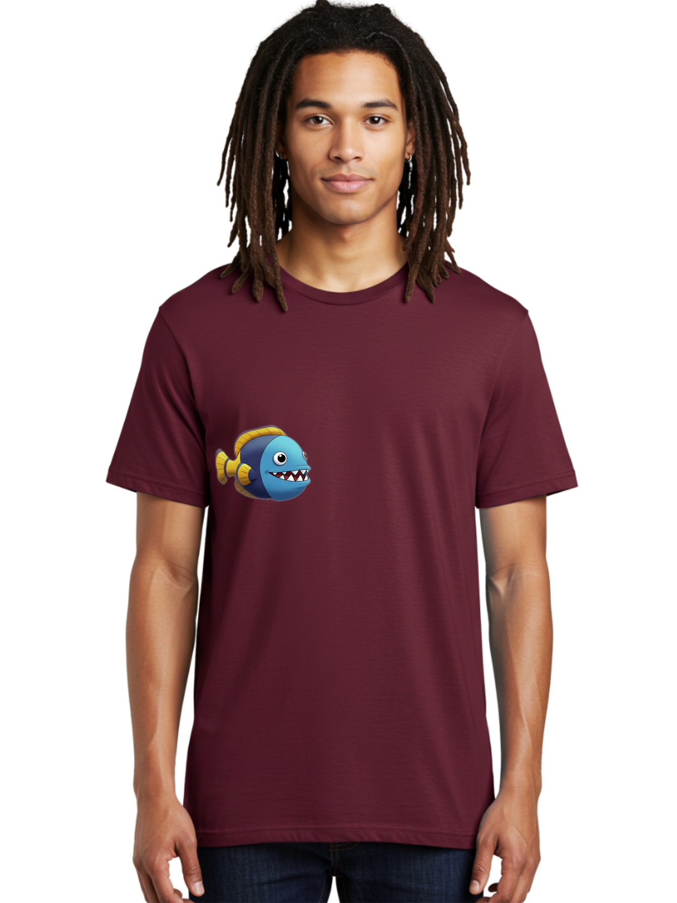 Cartoon-Fish-1 Men'S Graphic Tee, 100% Cotton, Comfortable Casual Summer Wear, Machine Washable, Vintage Camera, Old Camera, Antique Camera, Black Camera, Classic Photography, Photography Equipment, Nostalgic Device, Film Camera, Camera Art Bag261