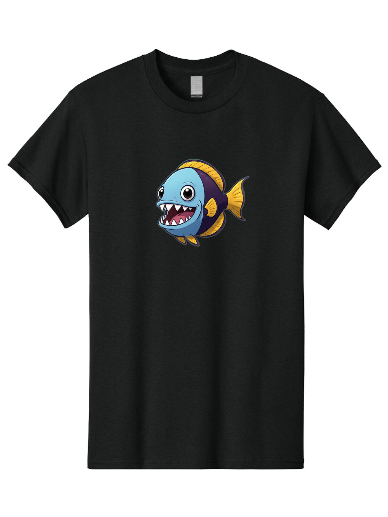Cartoon-Fish Men'S Graphic Tee, 100% Cotton, Comfortable Casual Summer Wear, Machine Washable, Vintage Camera, Old Camera, Antique Camera, Black Camera, Classic Photography, Photography Equipment, Nostalgic Device, Film Camera, Camera Art Bag262