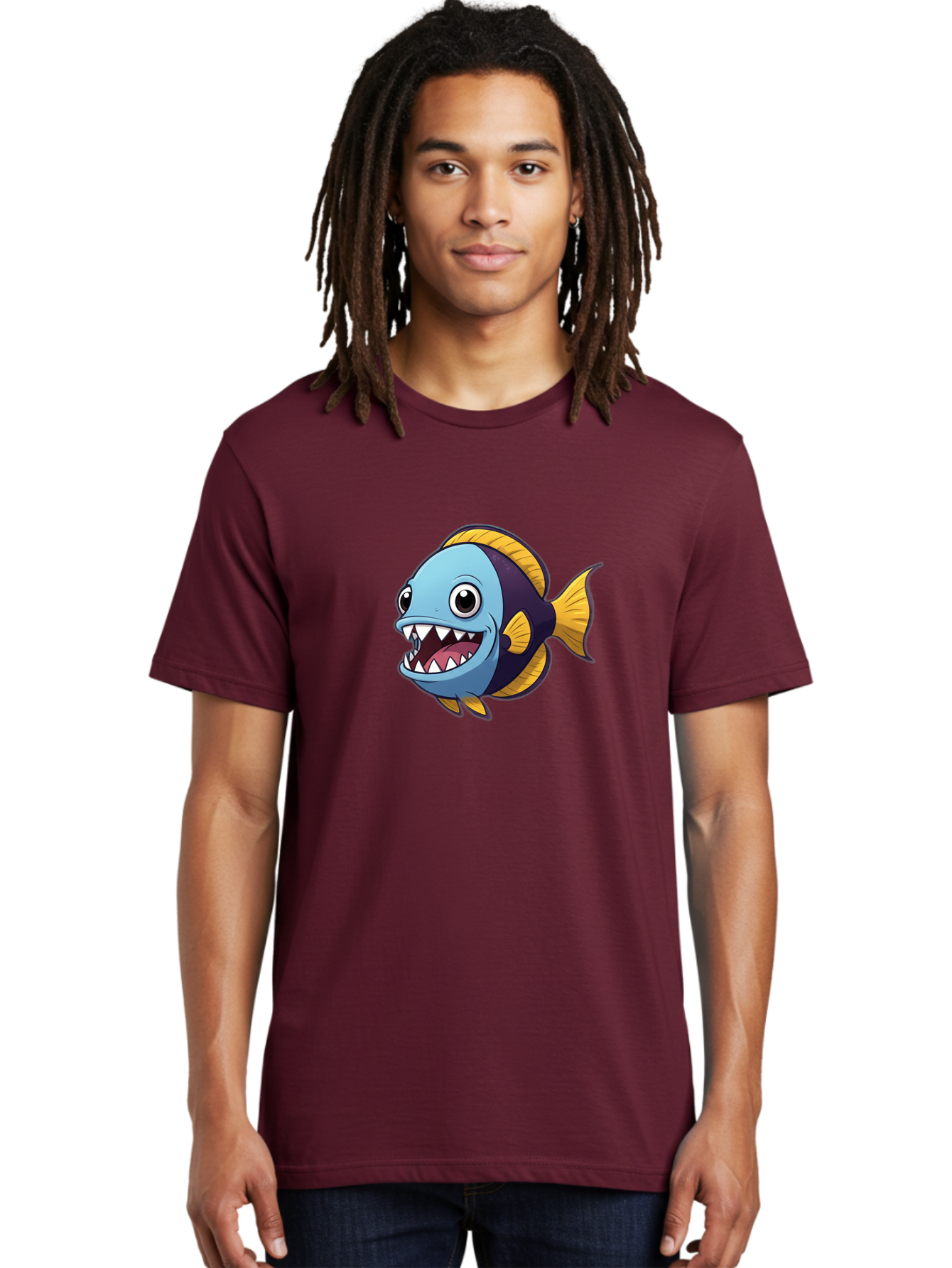 Cartoon-Fish Men'S Graphic Tee, 100% Cotton, Comfortable Casual Summer Wear, Machine Washable, Vintage Camera, Old Camera, Antique Camera, Black Camera, Classic Photography, Photography Equipment, Nostalgic Device, Film Camera, Camera Art Bag262