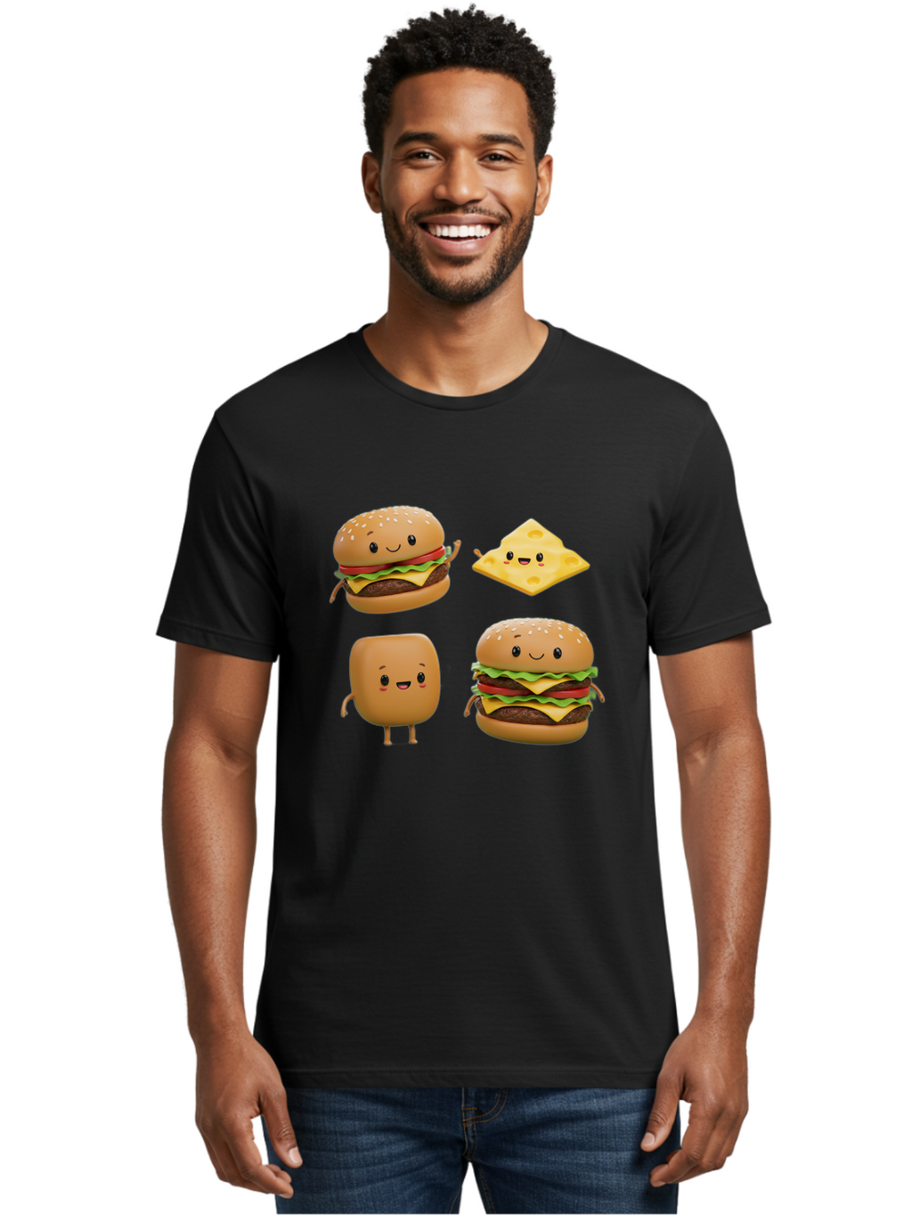 Cartoon-Food Men'S Graphic Tee, 100% Cotton, Comfortable Casual Summer Wear, Machine Washable, Vintage Camera, Old Camera, Antique Camera, Black Camera, Classic Photography, Photography Equipment, Nostalgic Device, Film Camera, Camera Art Bag263