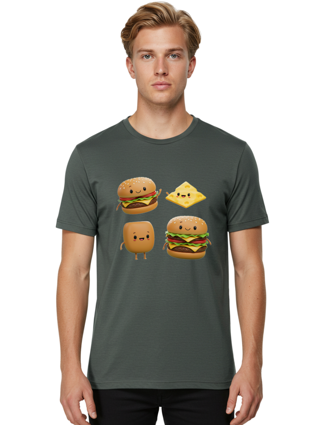 Cartoon-Food Men'S Graphic Tee, 100% Cotton, Comfortable Casual Summer Wear, Machine Washable, Vintage Camera, Old Camera, Antique Camera, Black Camera, Classic Photography, Photography Equipment, Nostalgic Device, Film Camera, Camera Art Bag263