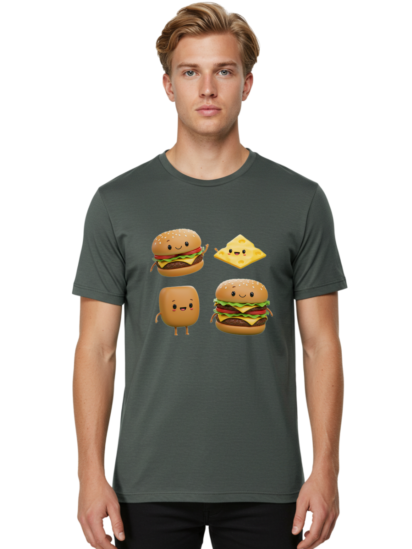 Cartoon-Food Men'S Graphic Tee, 100% Cotton, Comfortable Casual Summer Wear, Machine Washable, Vintage Camera, Old Camera, Antique Camera, Black Camera, Classic Photography, Photography Equipment, Nostalgic Device, Film Camera, Camera Art Bag263