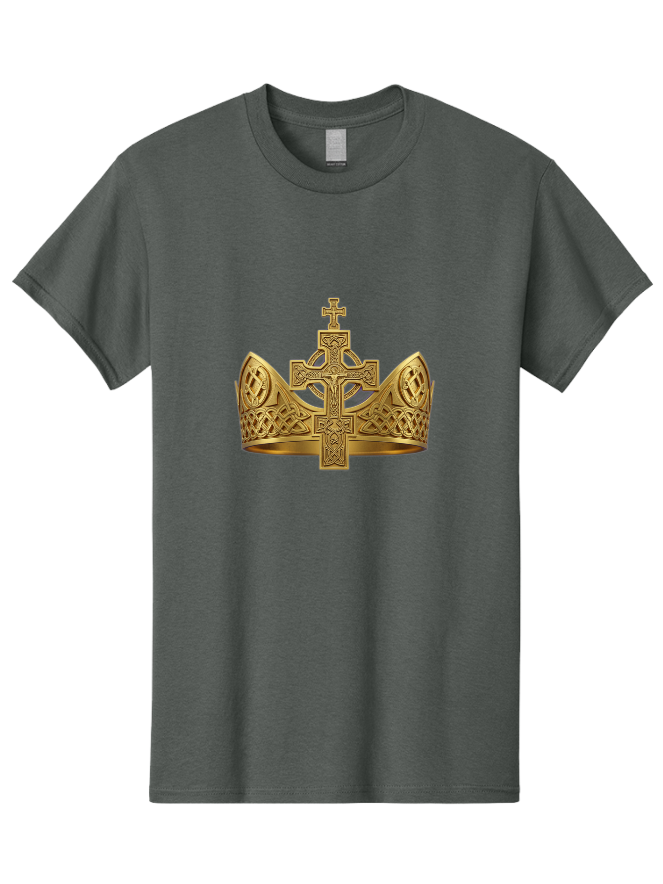 Celtic-Cross-Crown Men'S Graphic Tee, 100% Cotton, Comfortable Casual Summer Wear, Machine Washable, Vintage Camera, Old Camera, Antique Camera, Black Camera, Classic Photography, Photography Equipment, Nostalgic Device, Film Camera, Bag268