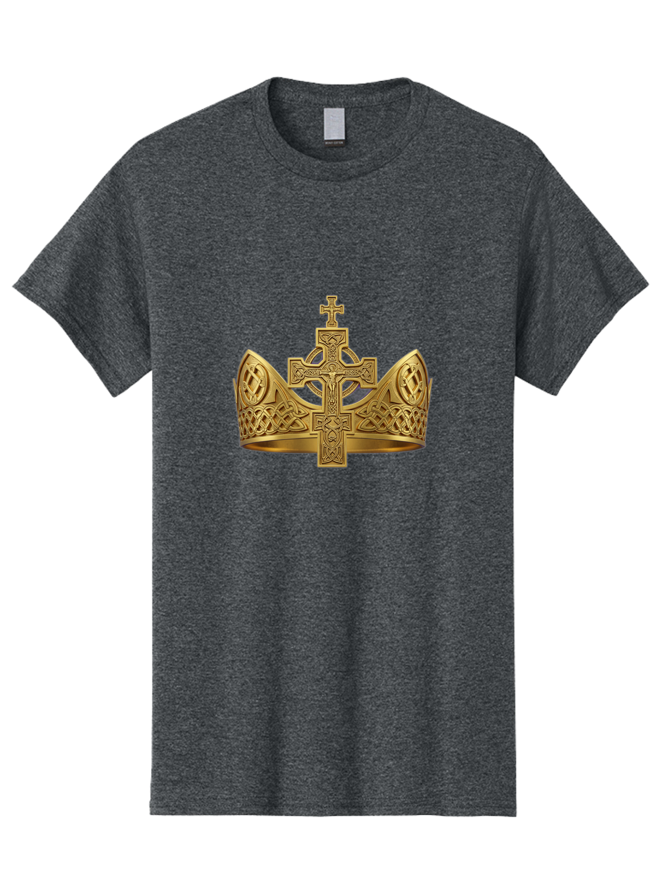 Celtic-Cross-Crown Men'S Graphic Tee, 100% Cotton, Comfortable Casual Summer Wear, Machine Washable, Vintage Camera, Old Camera, Antique Camera, Black Camera, Classic Photography, Photography Equipment, Nostalgic Device, Film Camera, Bag268