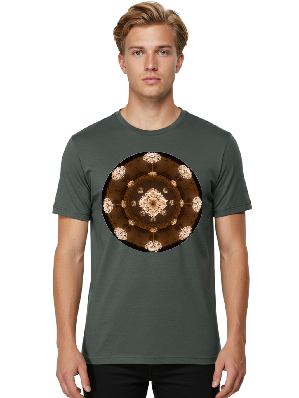 Chandelier-Dome Men'S Graphic Tee, 100% Cotton, Comfortable Casual Summer Wear, Machine Washable, Vintage Camera, Old Camera, Antique Camera, Black Camera, Classic Photography, Photography Equipment, Nostalgic Device, Film Camera, Camera Art Bag274