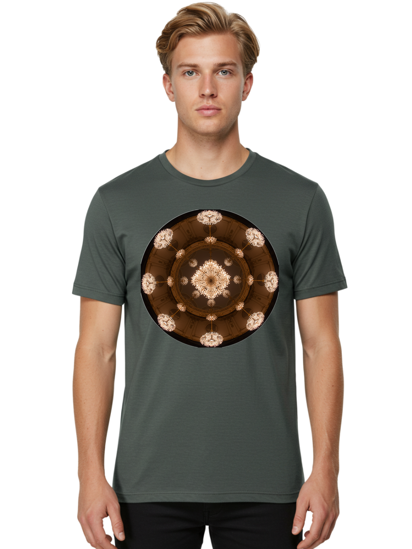Chandelier-Dome Men'S Graphic Tee, 100% Cotton, Comfortable Casual Summer Wear, Machine Washable, Vintage Camera, Old Camera, Antique Camera, Black Camera, Classic Photography, Photography Equipment, Nostalgic Device, Film Camera, Camera Art Bag274