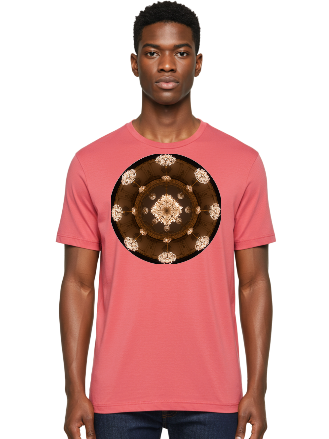 Chandelier-Dome Men'S Graphic Tee, 100% Cotton, Comfortable Casual Summer Wear, Machine Washable, Vintage Camera, Old Camera, Antique Camera, Black Camera, Classic Photography, Photography Equipment, Nostalgic Device, Film Camera, Camera Art Bag274