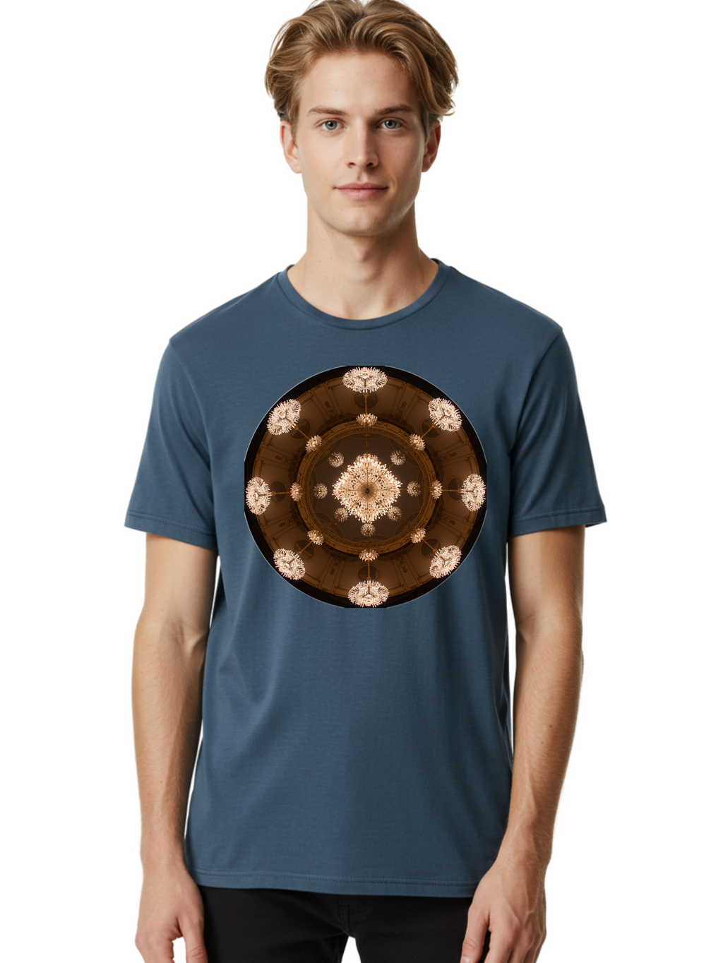 Chandelier-Dome Men'S Graphic Tee, 100% Cotton, Comfortable Casual Summer Wear, Machine Washable, Vintage Camera, Old Camera, Antique Camera, Black Camera, Classic Photography, Photography Equipment, Nostalgic Device, Film Camera, Camera Art Bag274