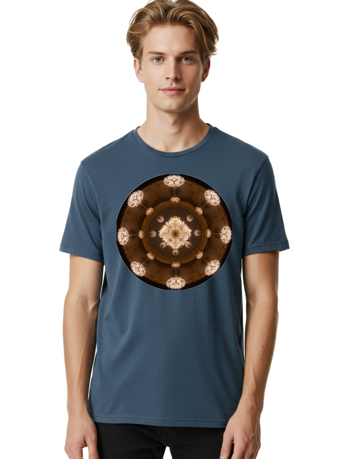 Chandelier-Dome Men'S Graphic Tee, 100% Cotton, Comfortable Casual Summer Wear, Machine Washable, Vintage Camera, Old Camera, Antique Camera, Black Camera, Classic Photography, Photography Equipment, Nostalgic Device, Film Camera, Camera Art Bag274