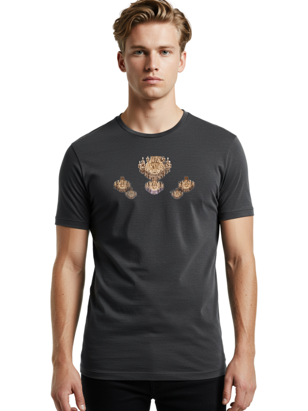 Chandeliers Men'S Graphic Tee, 100% Cotton, Comfortable Casual Summer Wear, Machine Washable, Vintage Camera, Old Camera, Antique Camera, Black Camera, Classic Photography, Photography Equipment, Nostalgic Device, Film Camera, Camera Art Bag276