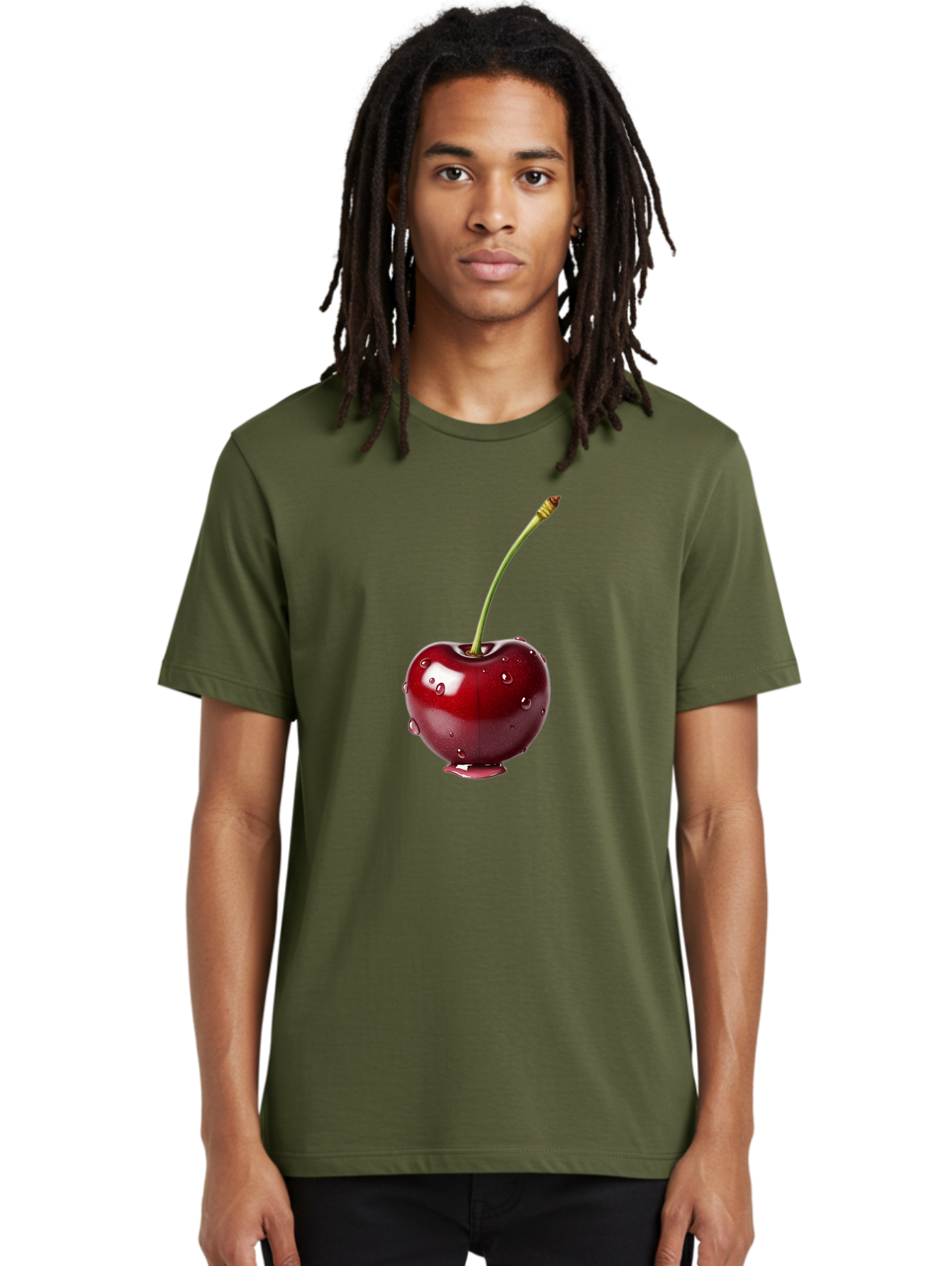 Cherry Men'S Graphic Tee, 100% Cotton, Comfortable Casual Summer Wear, Machine Washable, Vintage Camera, Old Camera, Antique Camera, Black Camera, Classic Photography, Photography Equipment, Nostalgic Device, Film Camera, Camera Art Bag279