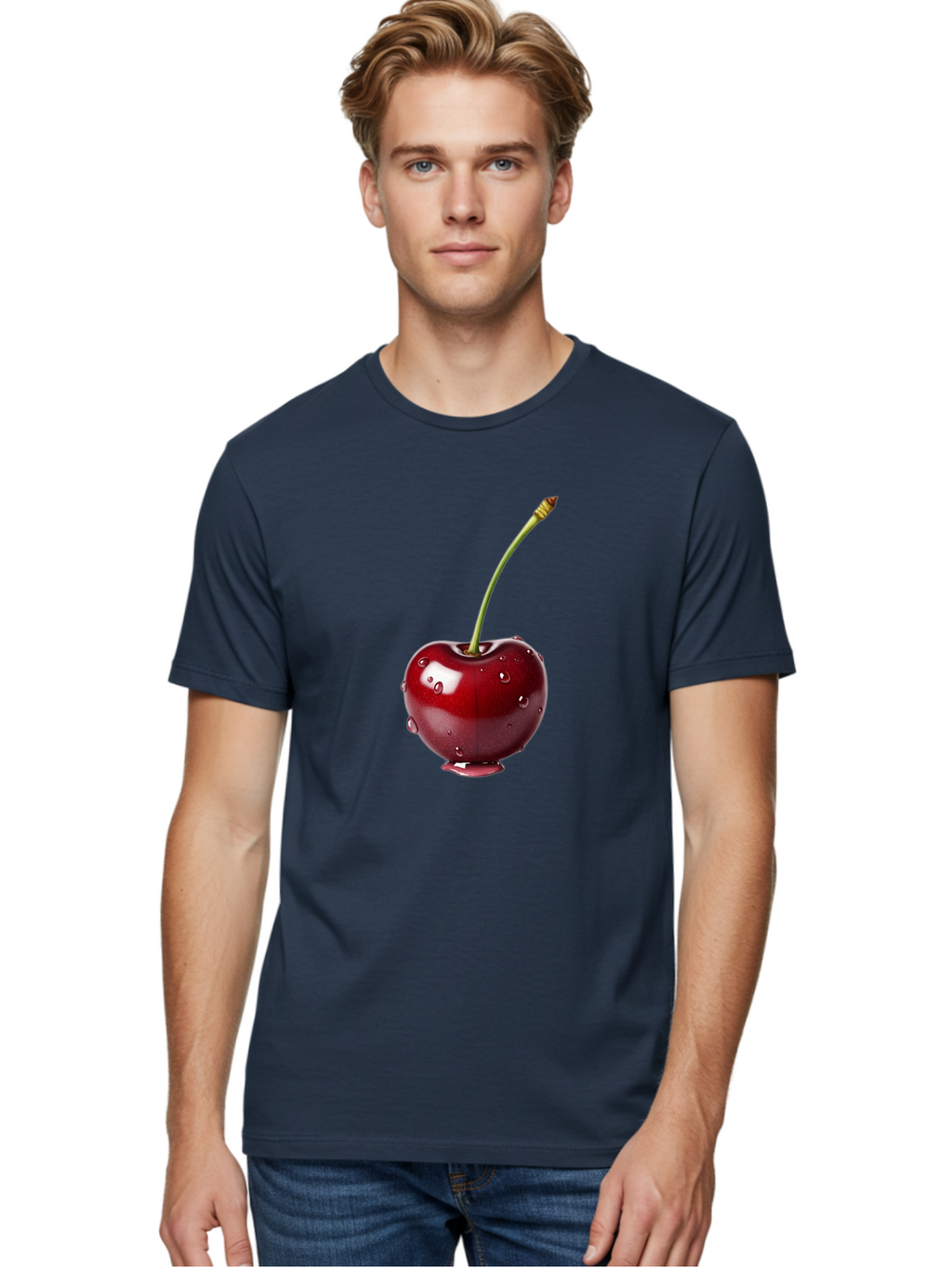 Cherry Men'S Graphic Tee, 100% Cotton, Comfortable Casual Summer Wear, Machine Washable, Vintage Camera, Old Camera, Antique Camera, Black Camera, Classic Photography, Photography Equipment, Nostalgic Device, Film Camera, Camera Art Bag279