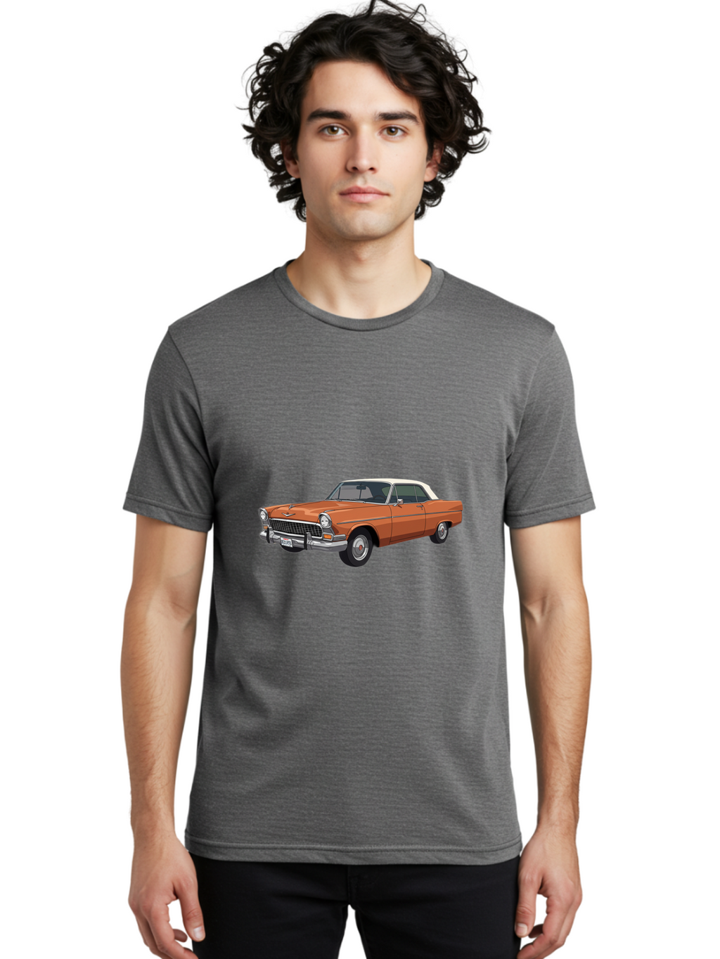 Chevrolet-Bel-Air Men'S Graphic Tee, 100% Cotton, Comfortable Casual Summer Wear, Machine Washable, Vintage Camera, Old Camera, Antique Camera, Black Camera, Classic Photography, Photography Equipment, Nostalgic Device, Film Camera, Camera Art Bag280